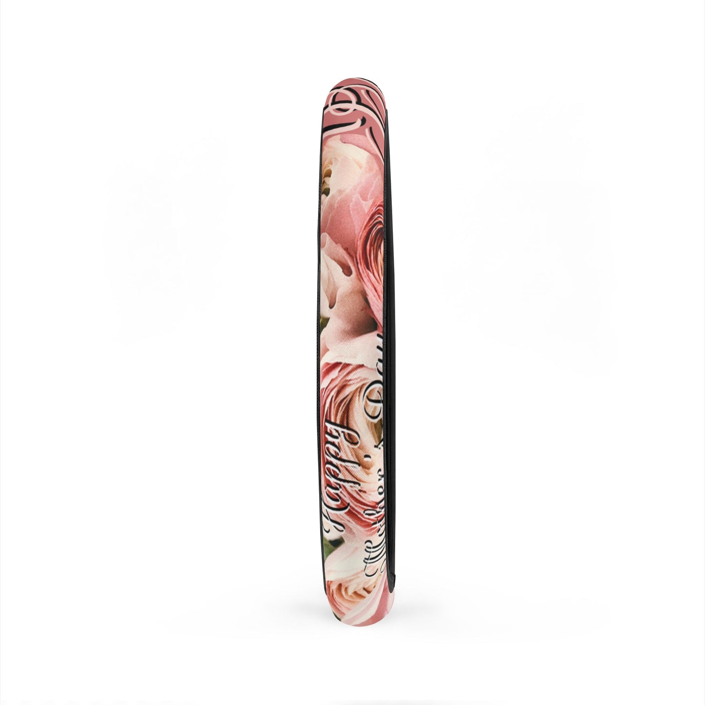 Pink Roses Mother's Day Car Steering Wheel Cover