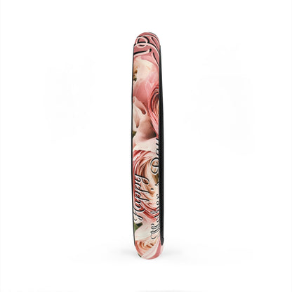 Pink Roses Mother's Day Car Steering Wheel Cover