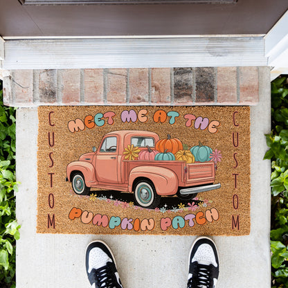 Meet Me At The Patch Names Doormat