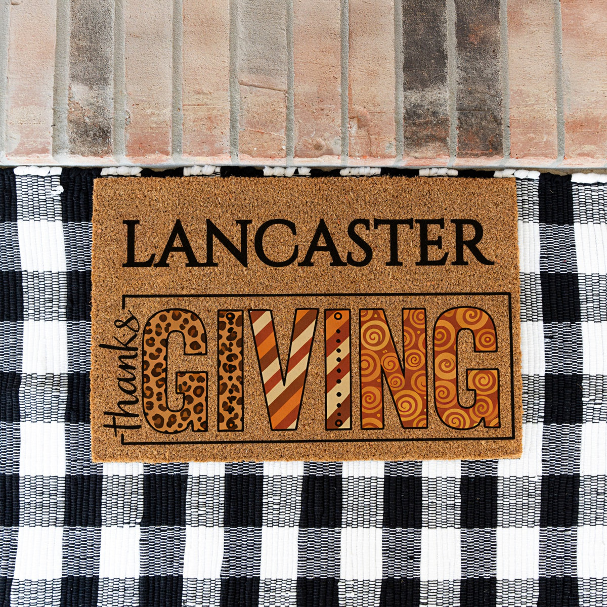 Name Thanksgiving Doormat
