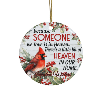 Someone We Love Photo / Name Ceramic Ornaments (1pcs, 5pcs, 10pcs, 20pcs)