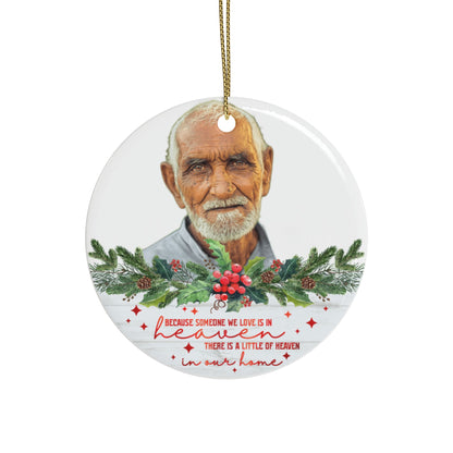 Someone We Love Photo / Name Ceramic Ornaments (1pcs, 5pcs, 10pcs, 20pcs)