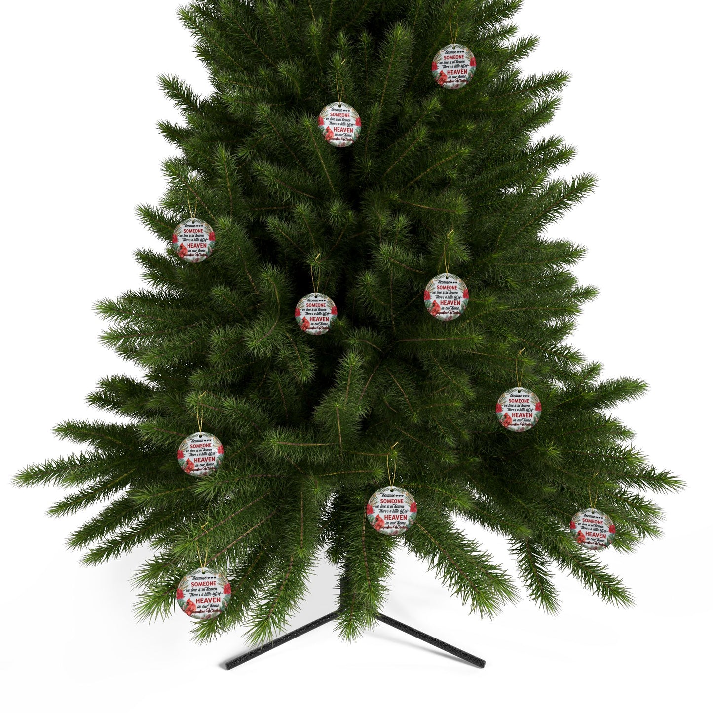 Someone We Love Photo / Name Ceramic Ornaments (1pcs, 5pcs, 10pcs, 20pcs)
