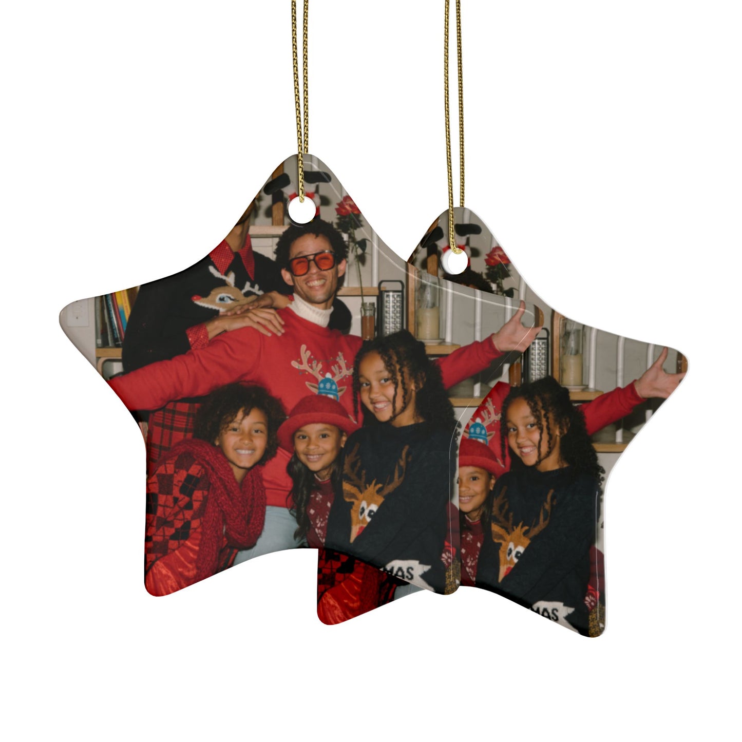 Photo Ceramic Ornaments (1pcs, 5pcs, 10pcs, 20pcs)