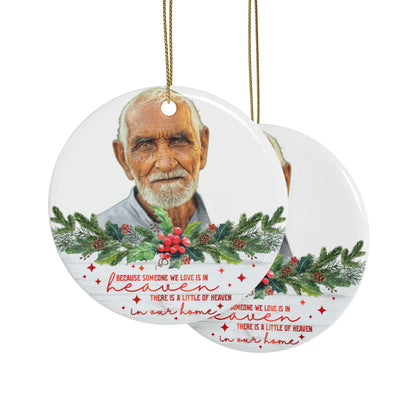 Someone We Love Photo / Name Ceramic Ornaments (1pcs, 5pcs, 10pcs, 20pcs)