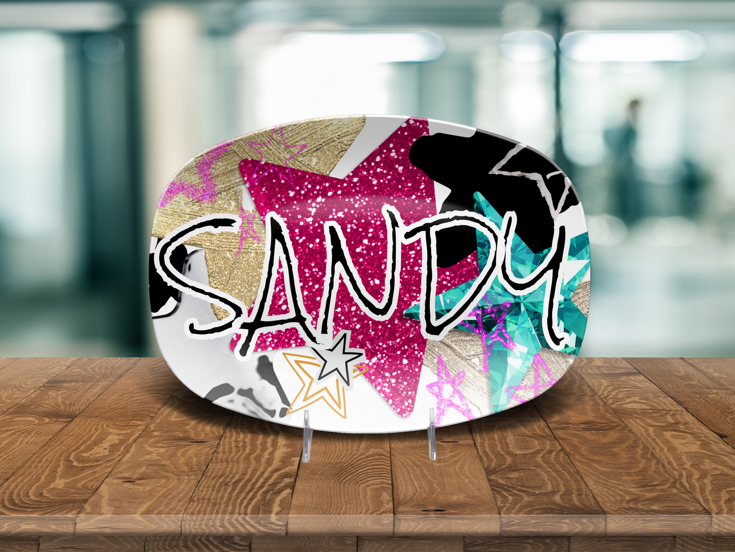Bright Stars Name Platter
