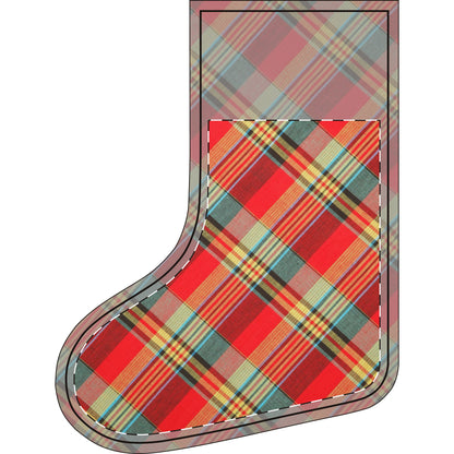 Letter Name Christmas Stocking (Linen)