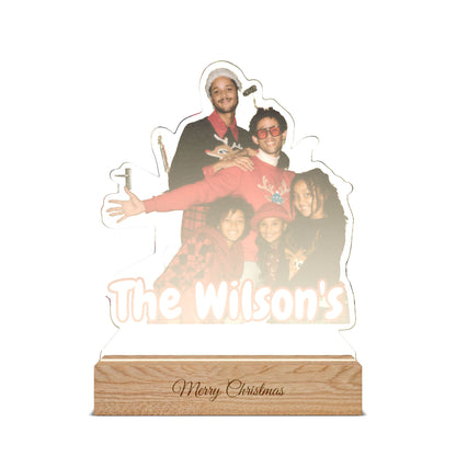 Photo Name Custom Shape Night Light (UV)