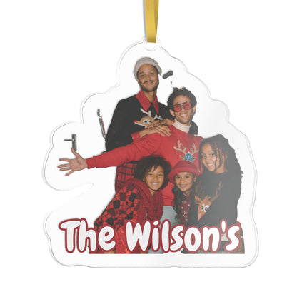 Photo Name Ornament