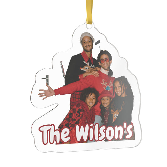 Photo Name Ornament