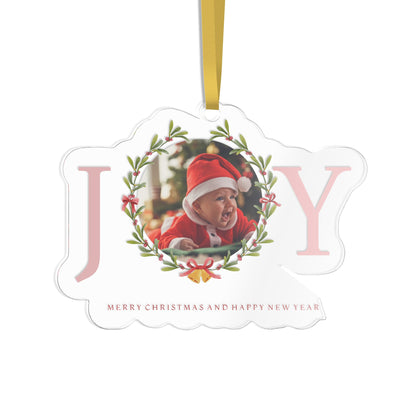 Joy Photo Ornament