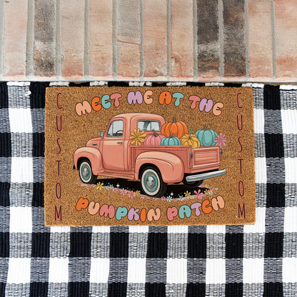 Meet Me At The Patch Names Doormat