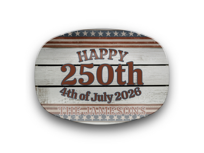 Happy 250th Name Platter