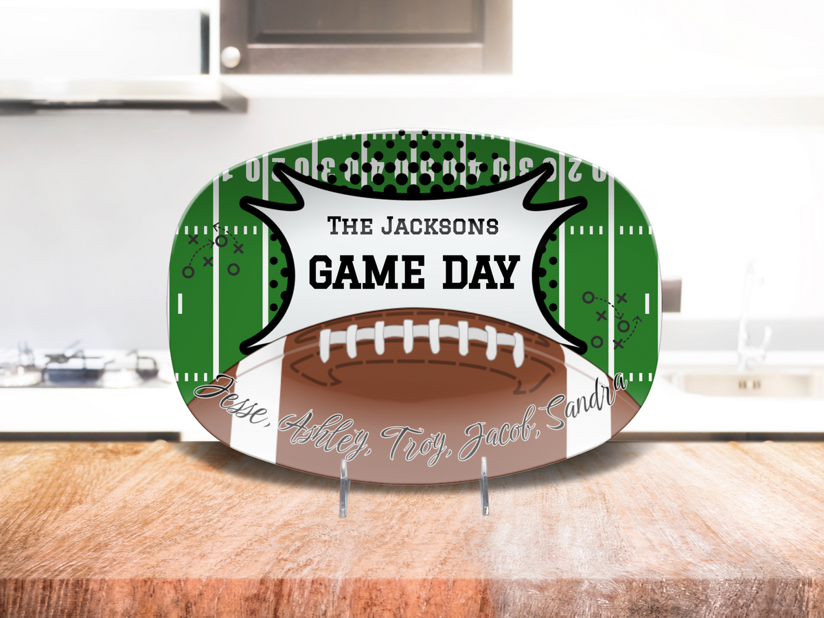 Game Day Names Platter