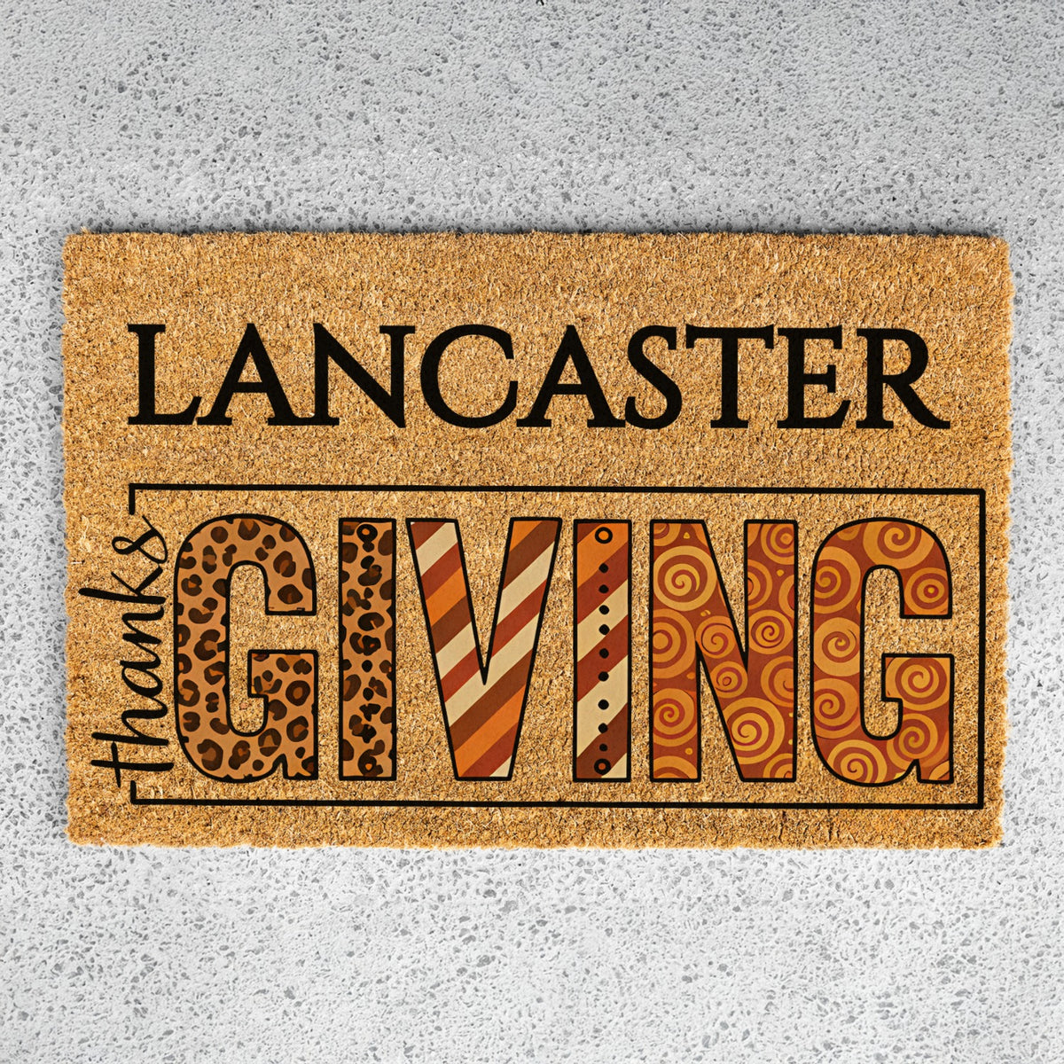 Name Thanksgiving Doormat