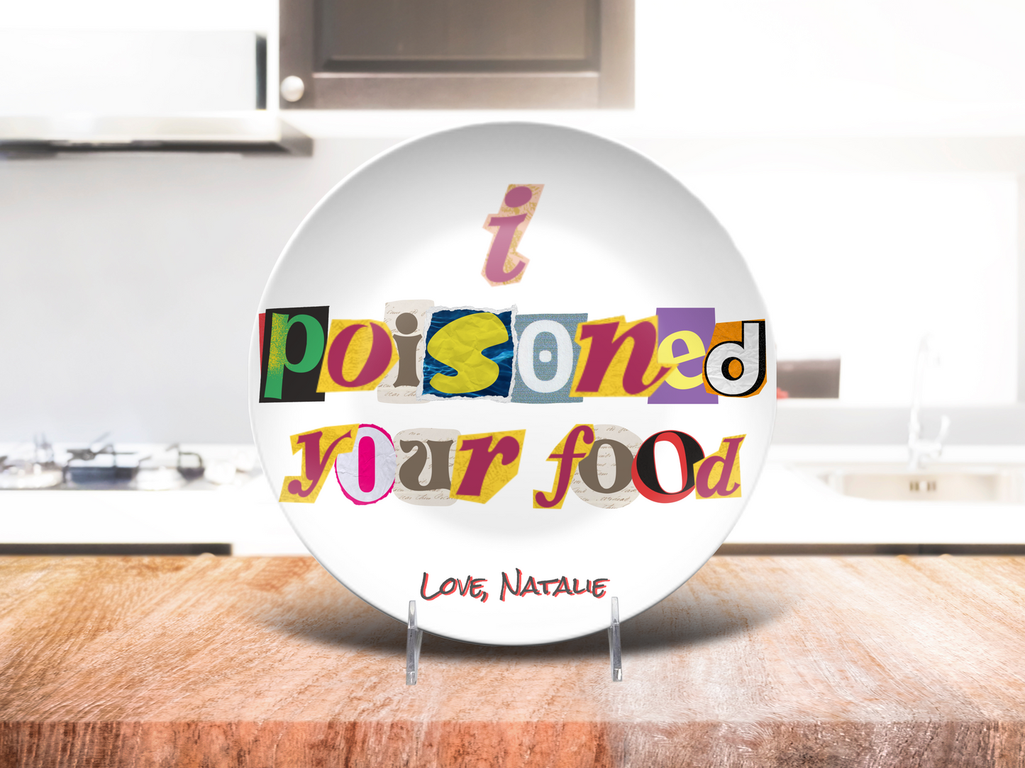 Poisoned Food Joke Plate