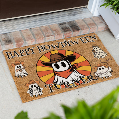 Howdyween Name Doormat - UV Printed