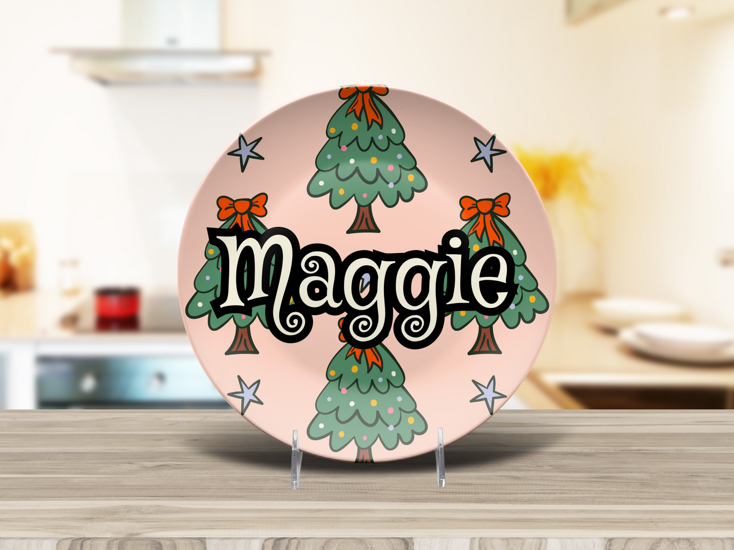 Cute Trees Name Plate