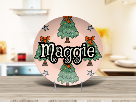Cute Trees Name Plate