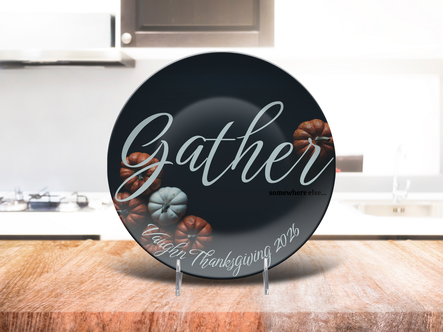 Gather...somewhere else Name Plate