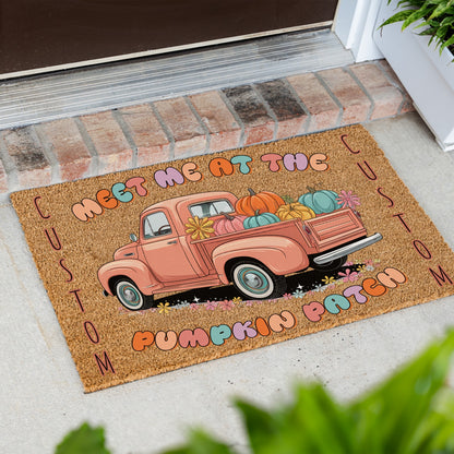 Meet Me At The Patch Names Doormat