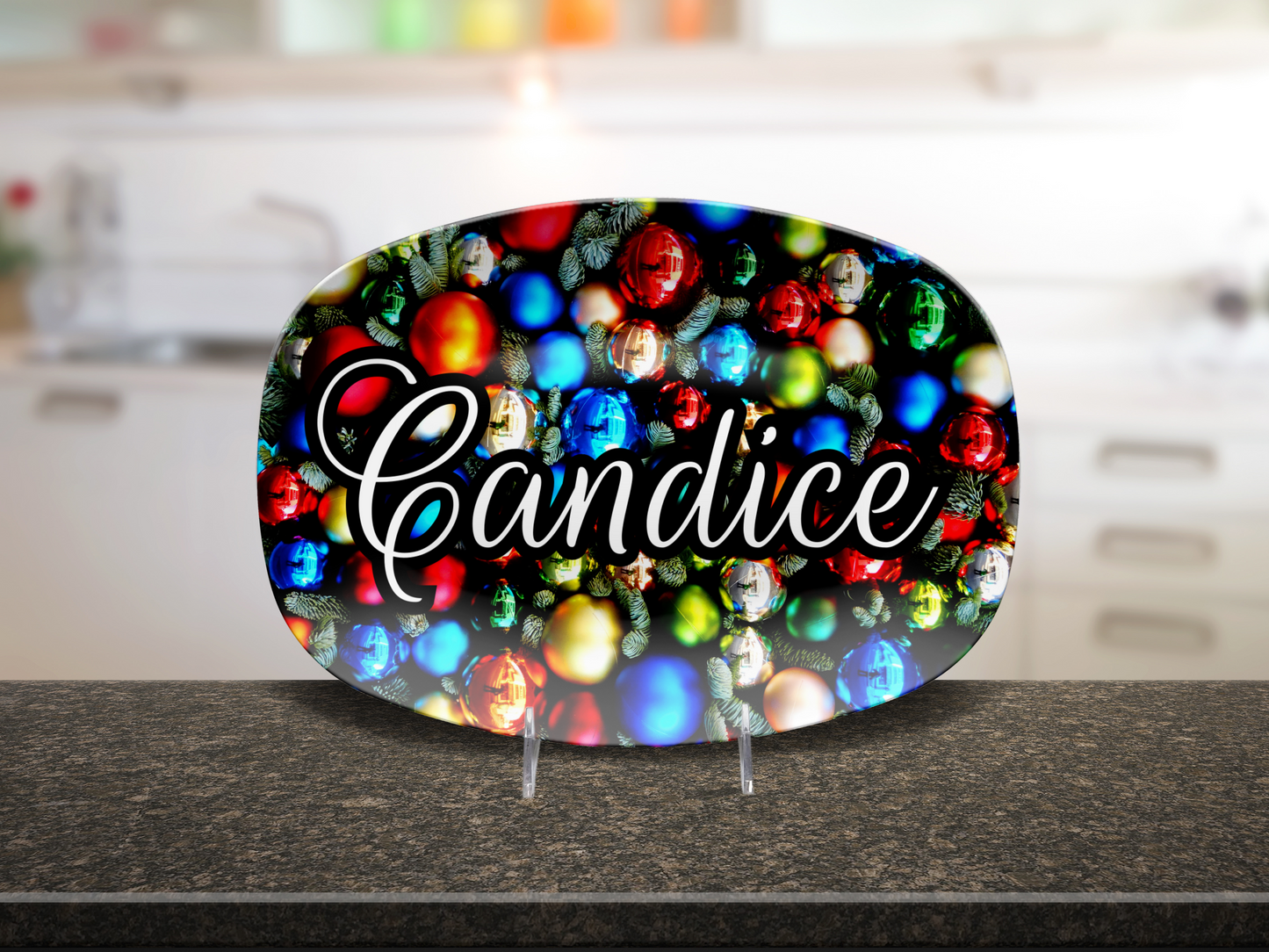 Ornaments Name Platter