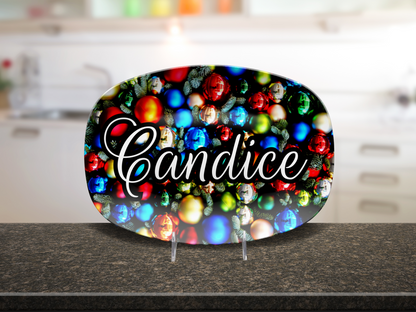 Ornaments Name Platter