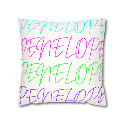 Bright Names Spun Polyester Square Pillow