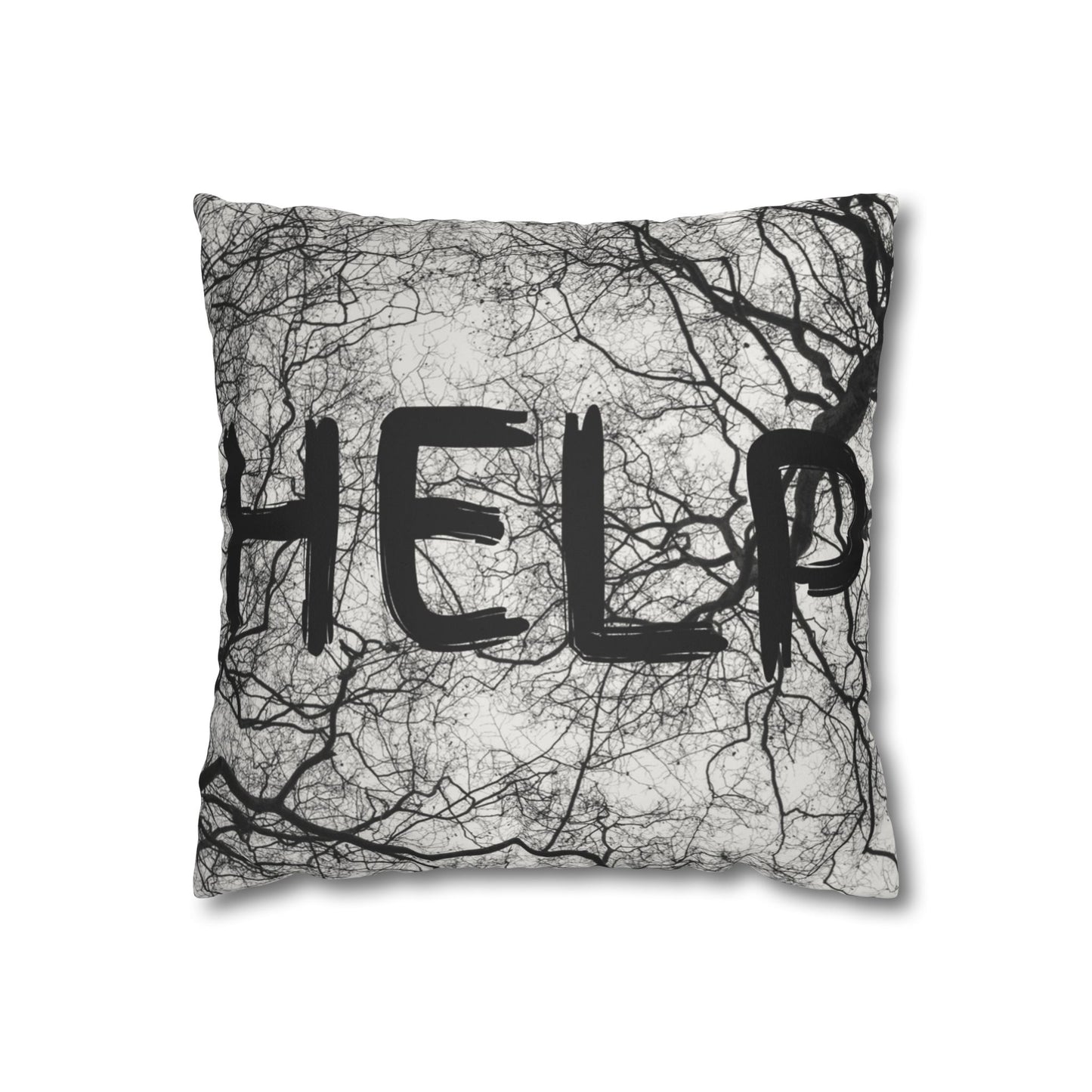 Help Branches / Name Faux Suede Square Pillowcase