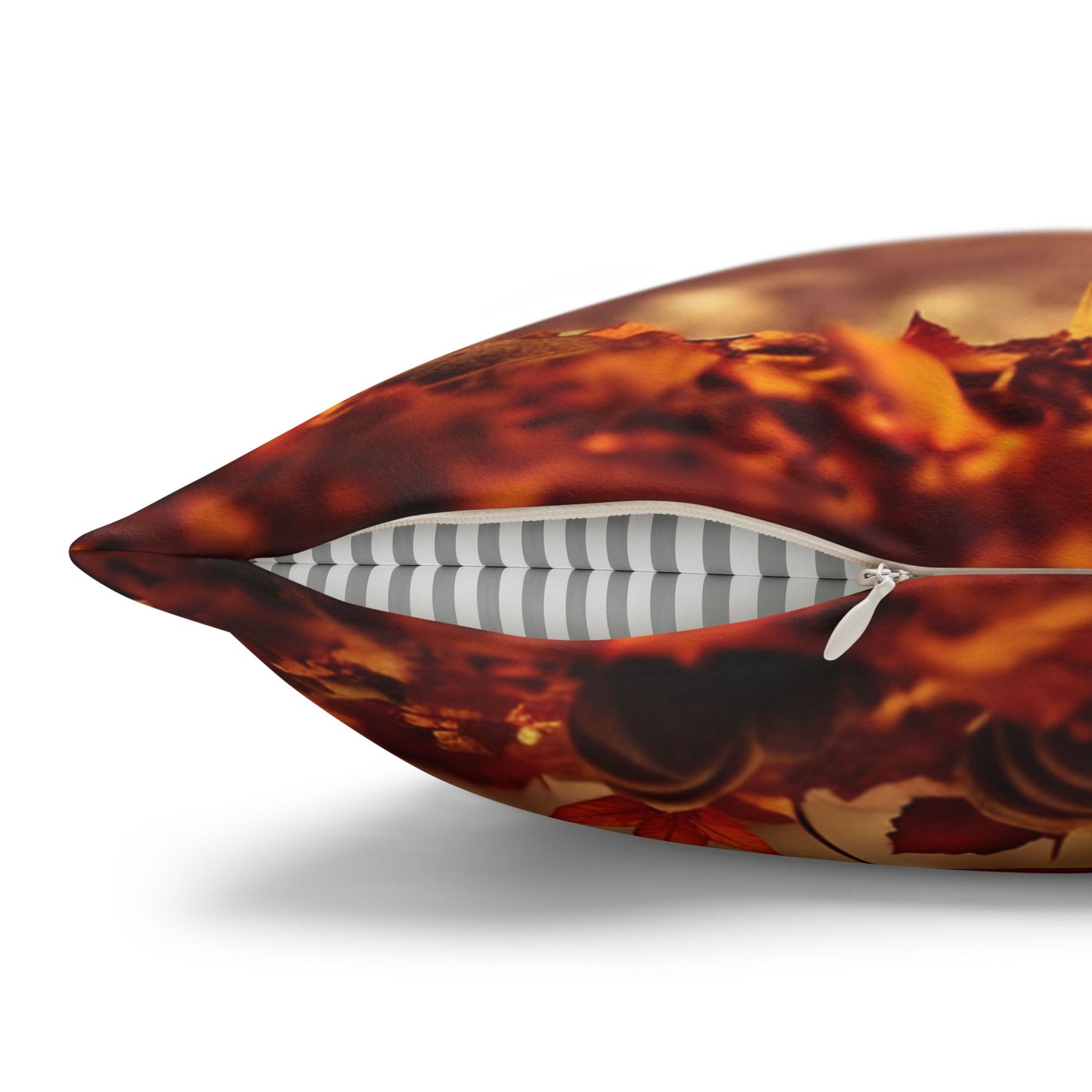 Fall Leaves Name Square Pillow/Case