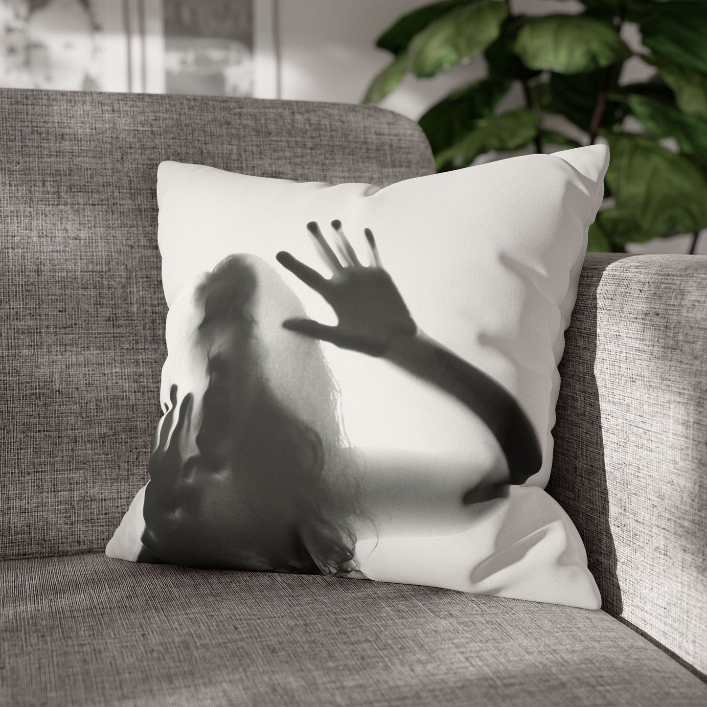 Help / Name Faux Suede Square Pillowcase