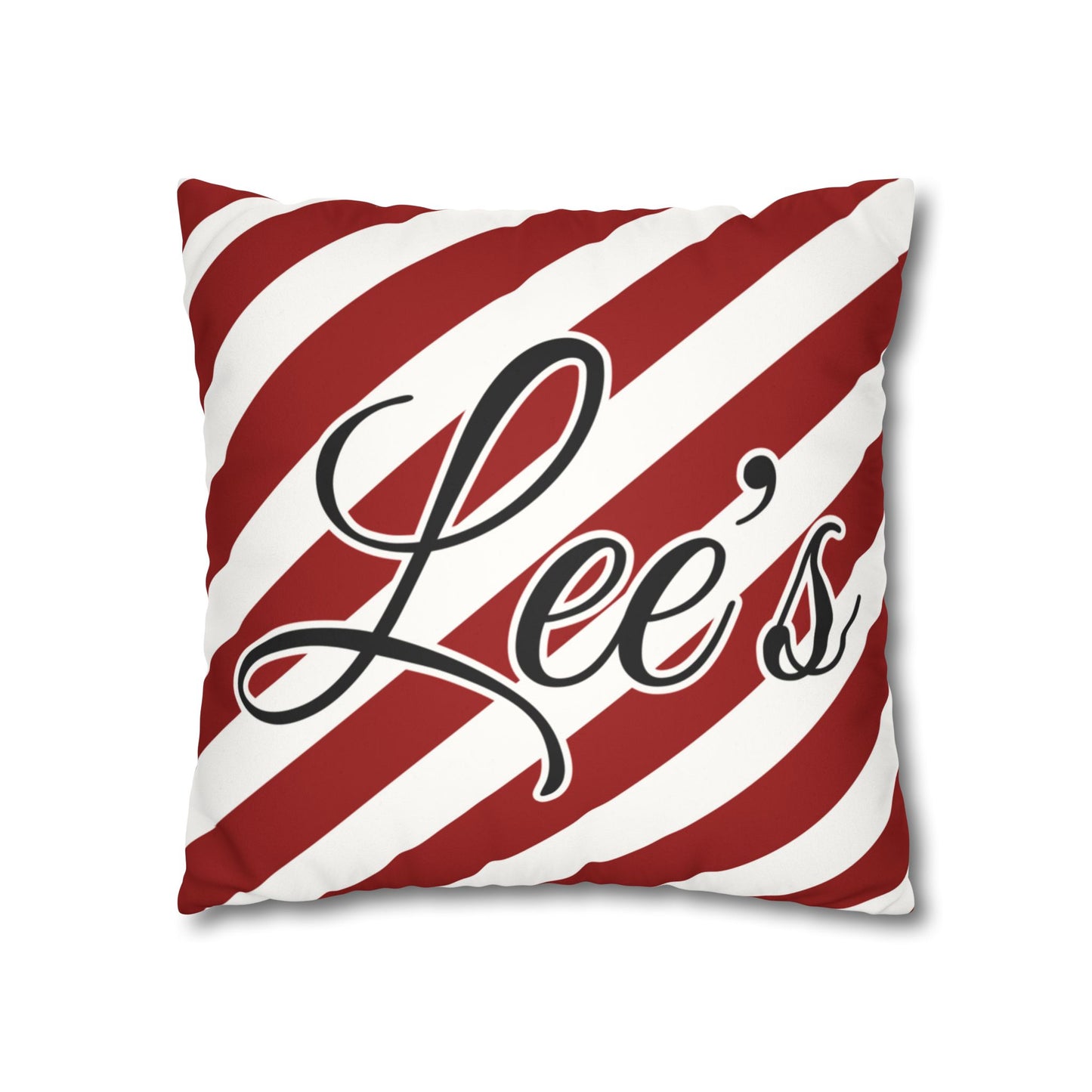 Custom Photo Name Square Pillow/Case