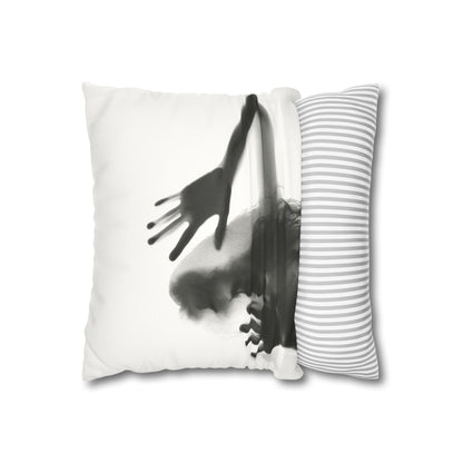 Help / Name Faux Suede Square Pillowcase