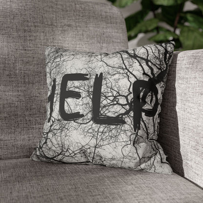 Help Branches / Name Faux Suede Square Pillowcase