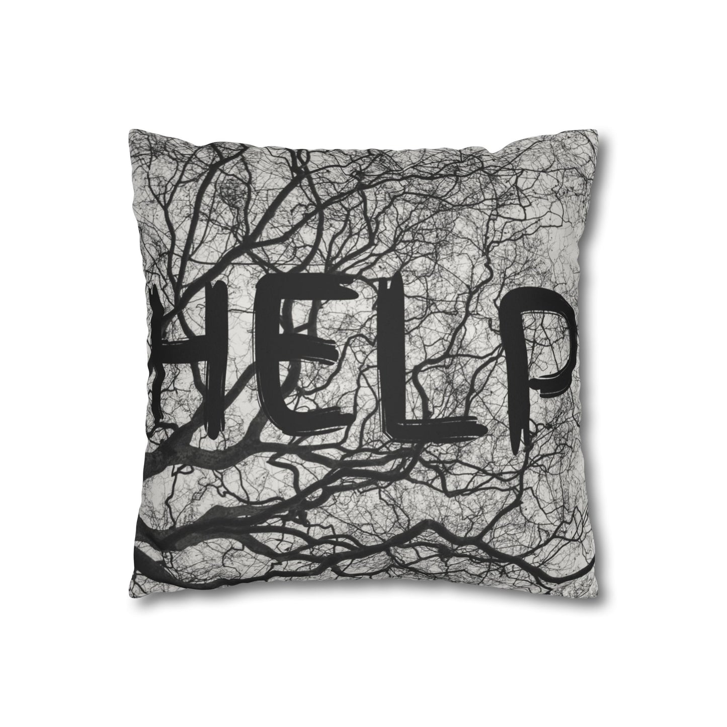 Help Branches / Name Faux Suede Square Pillowcase
