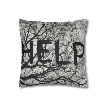 Help Branches / Name Faux Suede Square Pillowcase