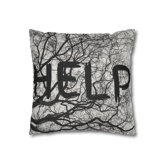 Help Branches / Name Faux Suede Square Pillowcase