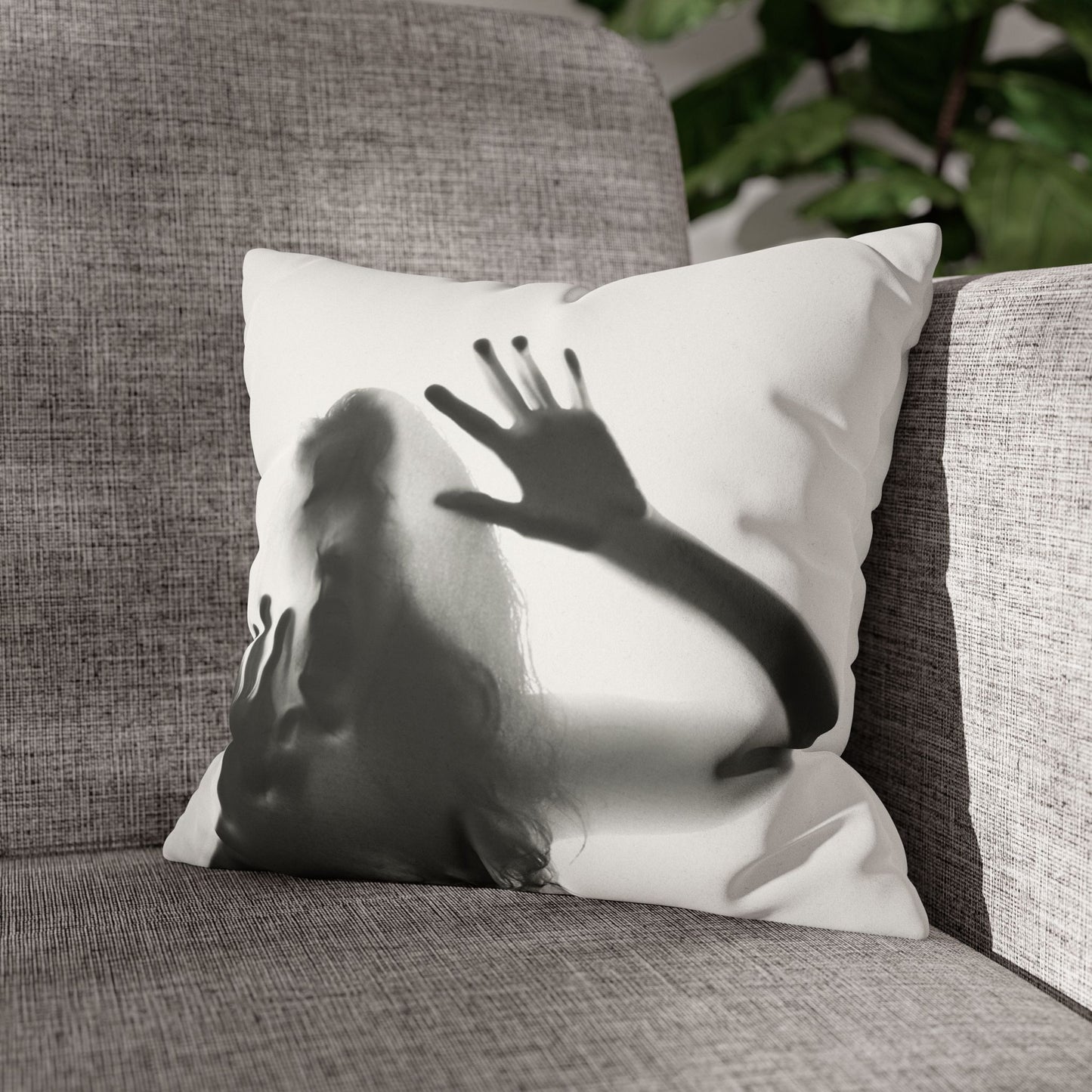 Help / Name Faux Suede Square Pillowcase