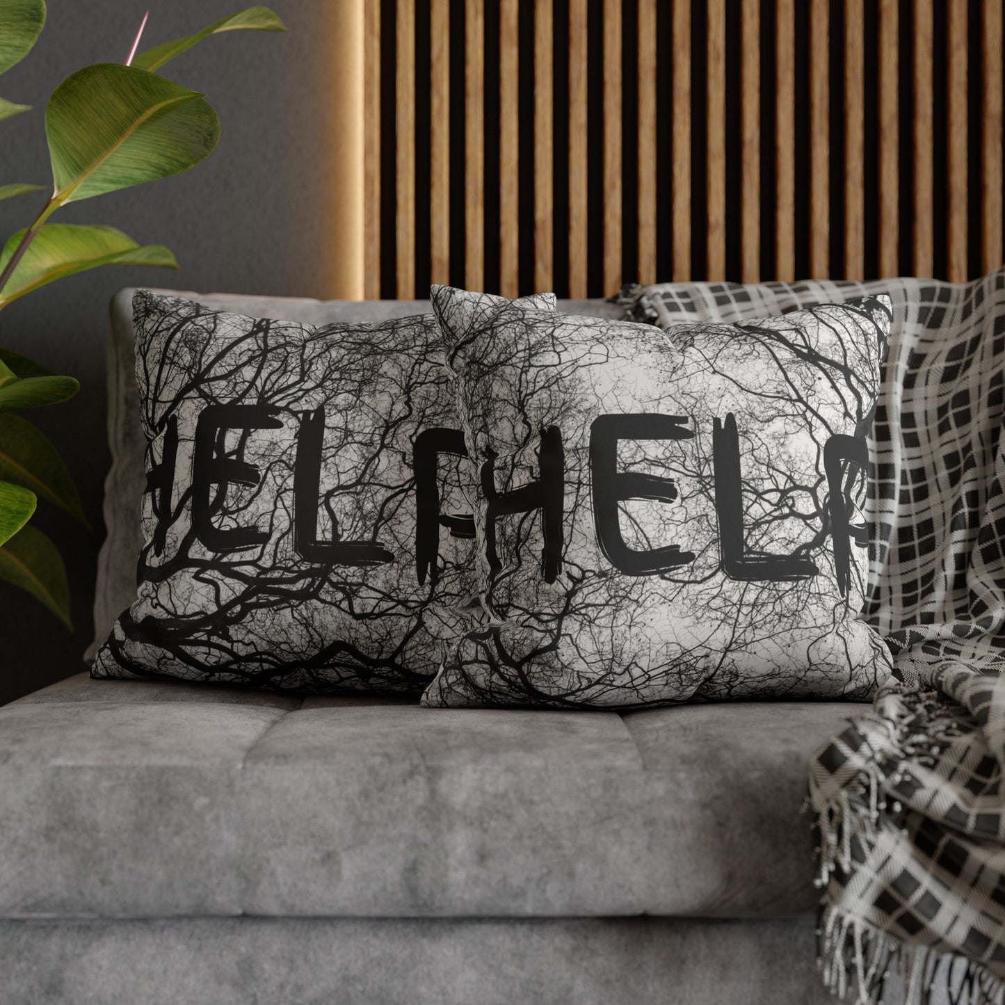 Help Branches / Name Faux Suede Square Pillowcase