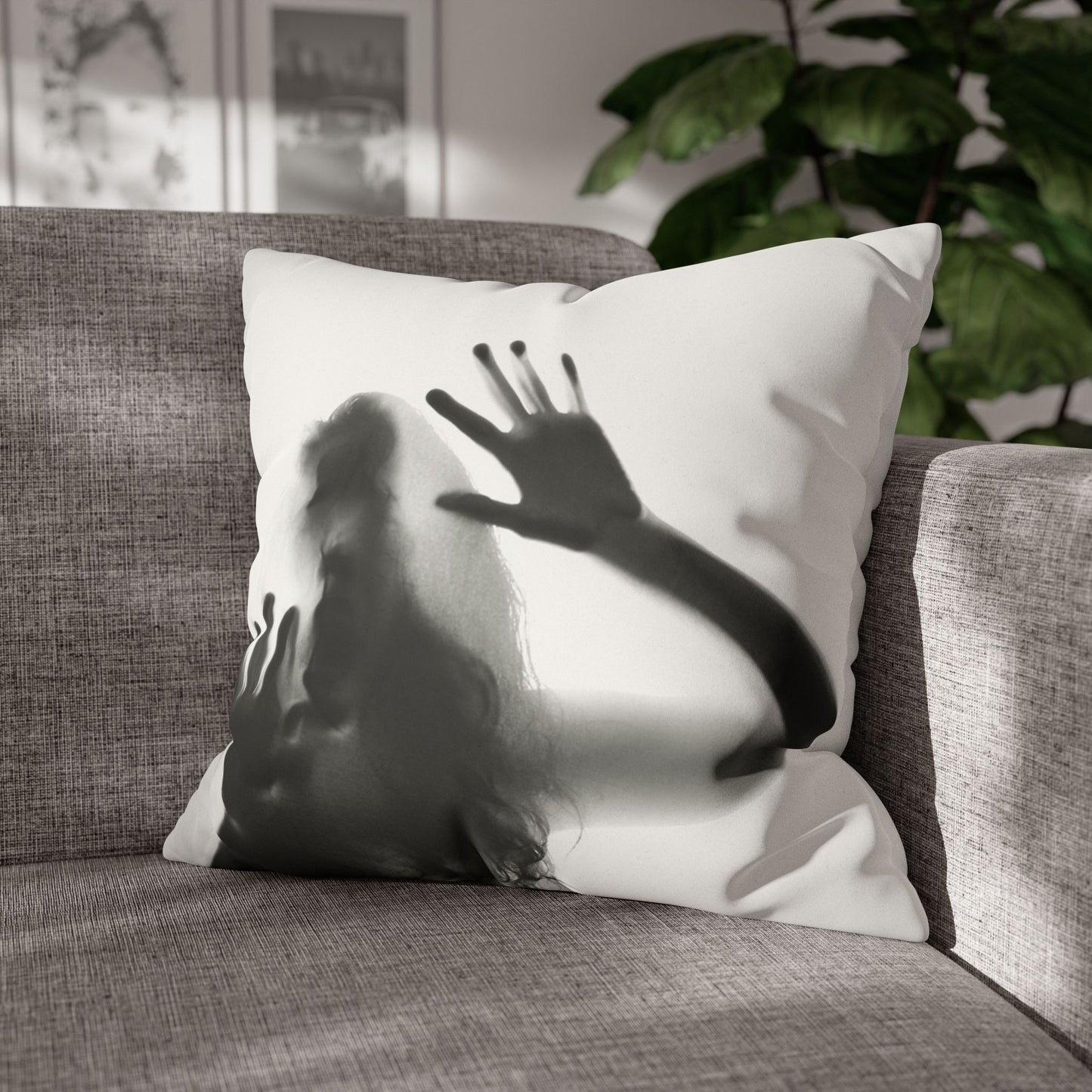 Help / Name Faux Suede Square Pillowcase