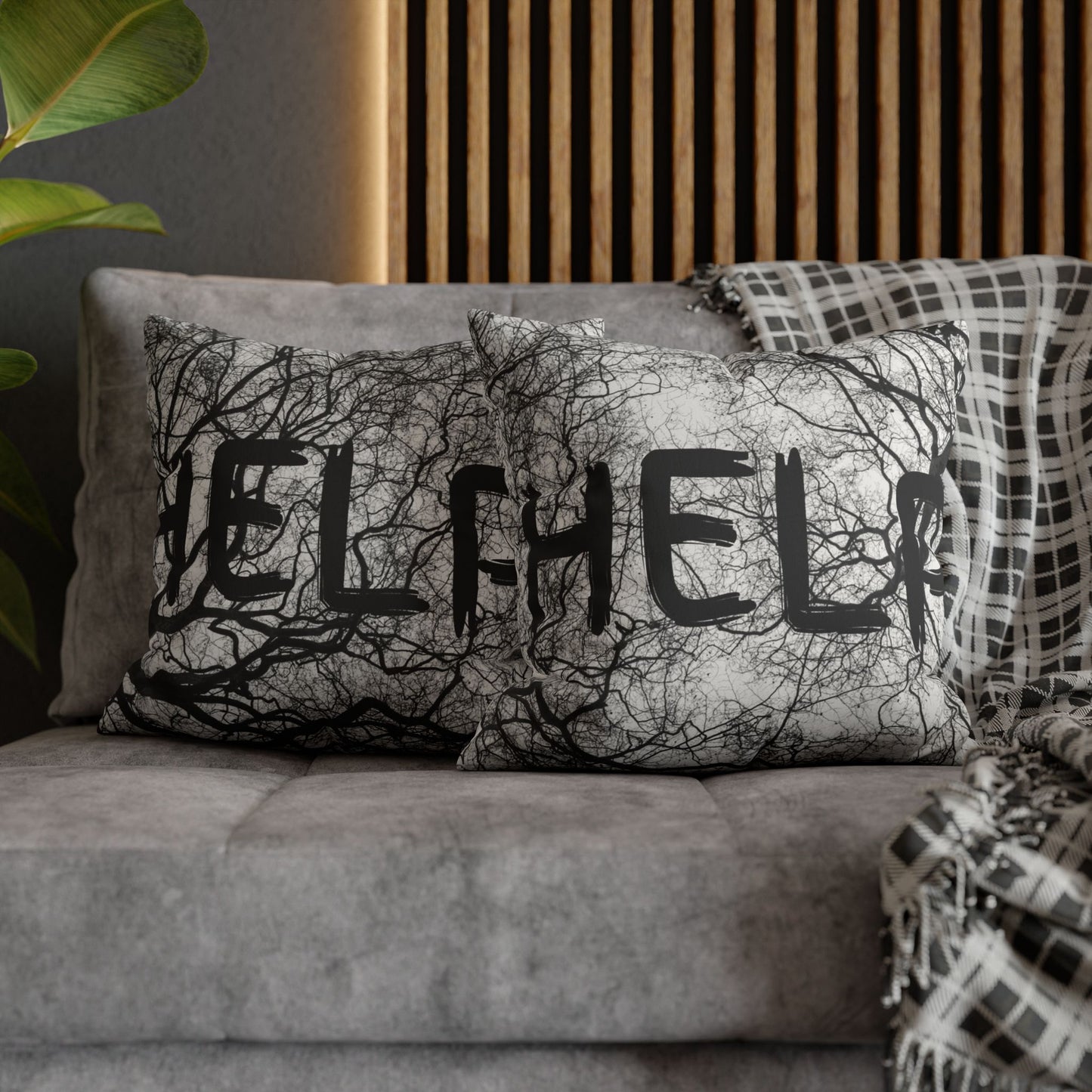 Help Branches / Name Faux Suede Square Pillowcase