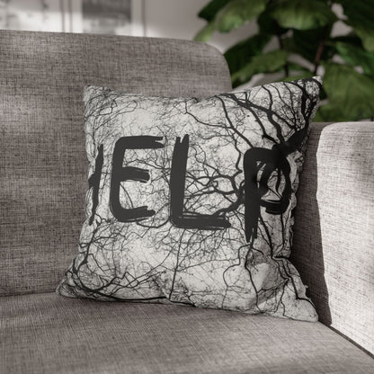 Help Branches / Name Faux Suede Square Pillowcase