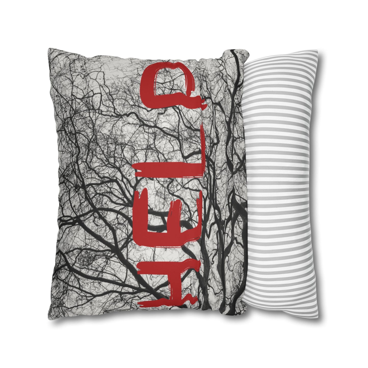 Help Branches / Name Faux Suede Square Pillowcase