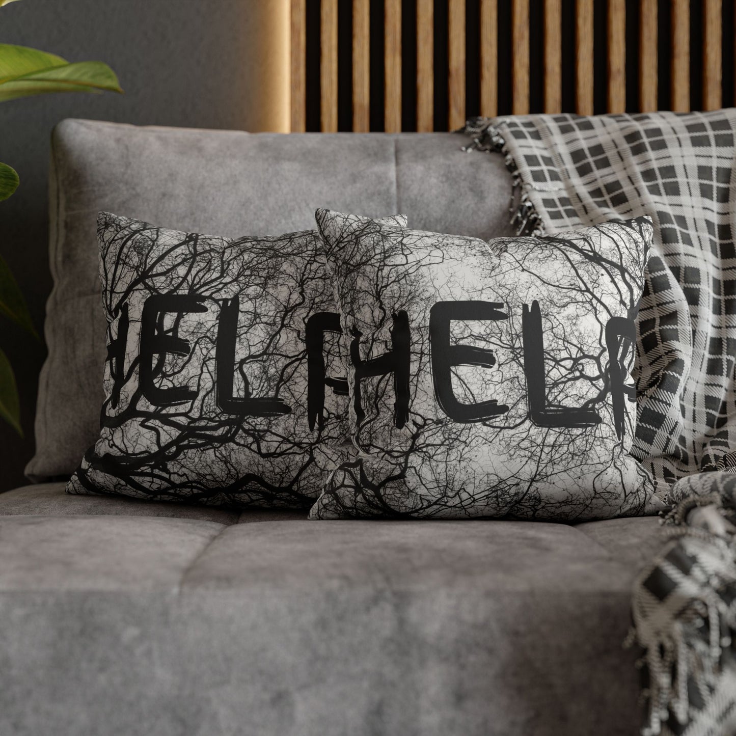 Help Branches / Name Faux Suede Square Pillowcase