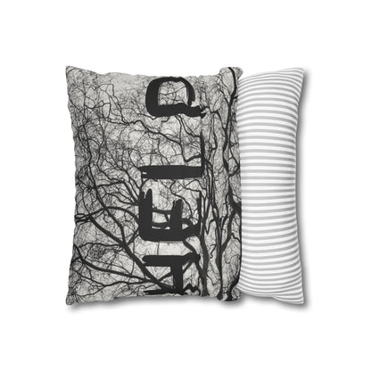 Help Branches / Name Faux Suede Square Pillowcase