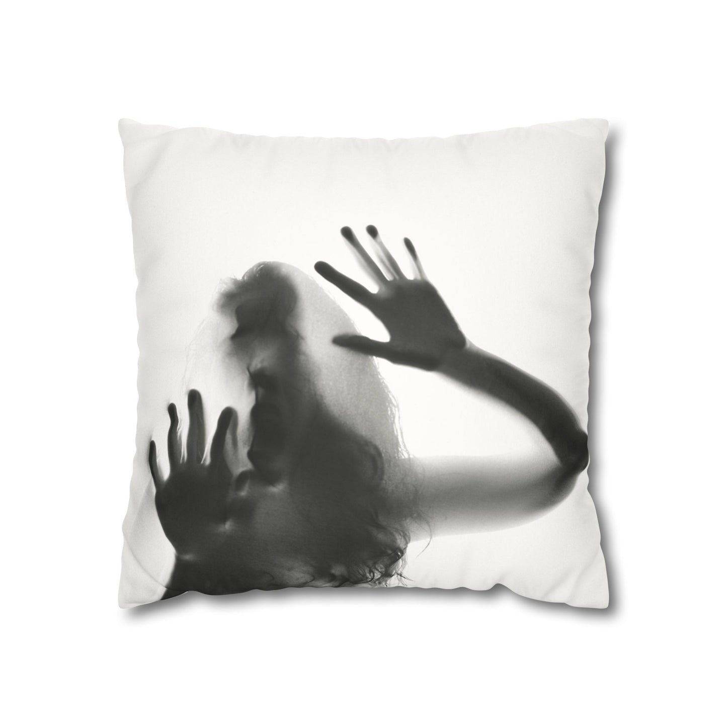 Help / Name Faux Suede Square Pillowcase
