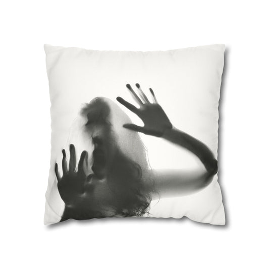 Help / Name Faux Suede Square Pillowcase