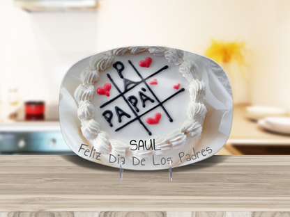 TTT Papa Name Platter