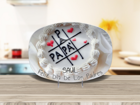 TTT Papa Name Platter