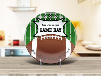 Game Day Names Plate
